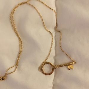 LuLaRoe gold plated key necklace.